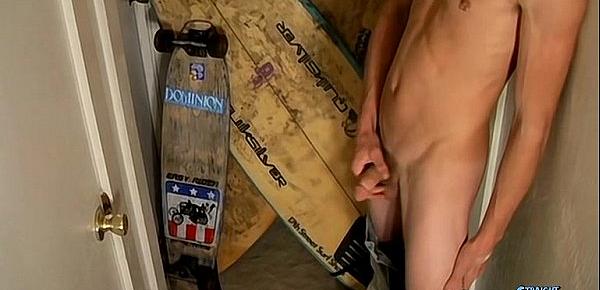  Straight Blond Surfer Cums